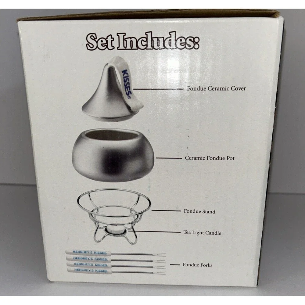 Hershey's Kisses 100 Anniversary Dessert Fondue Chocolate Set 2007